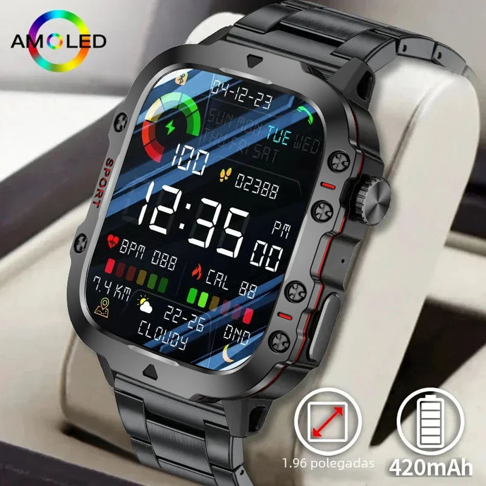 Original Rugged Men Smart Watc - Outdoor Rug Waterproof ulasan dan harga