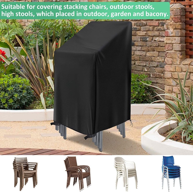 1/2/PCS Stacked Chair Dust Cov - Outdoor Furniture For Patio ulasan dan harga