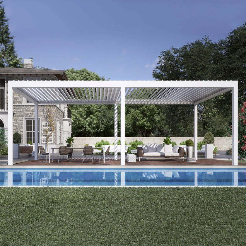 Anodized Swimming Pool Aluminu - Outdoor Furniture Gazebo ulasan dan harga
