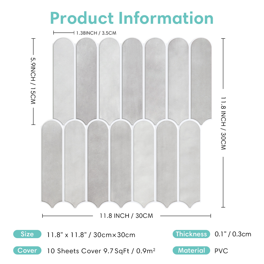 5/10/20PCS 3D Fish Scale Peel  - Outdoor Furniture Fabric Waterproof ulasan dan harga