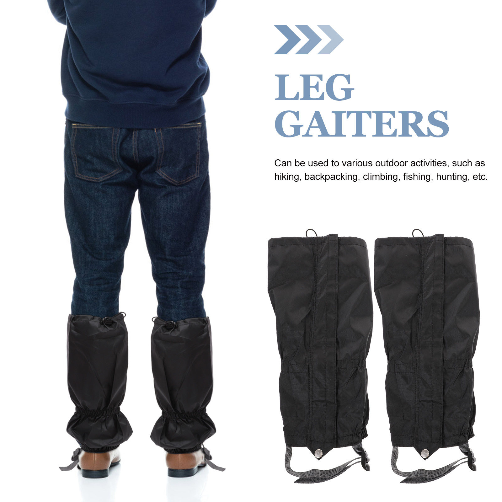 2Pcs Rugged Outdoor Leg Gaiter - Outdoor Rug Waterproof ulasan dan harga