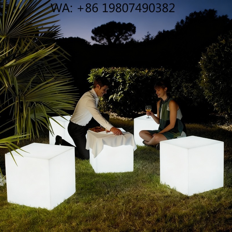UV Resistant Recyclable PE LED - Outdoor Furniture Recycled Plastic ulasan dan harga
