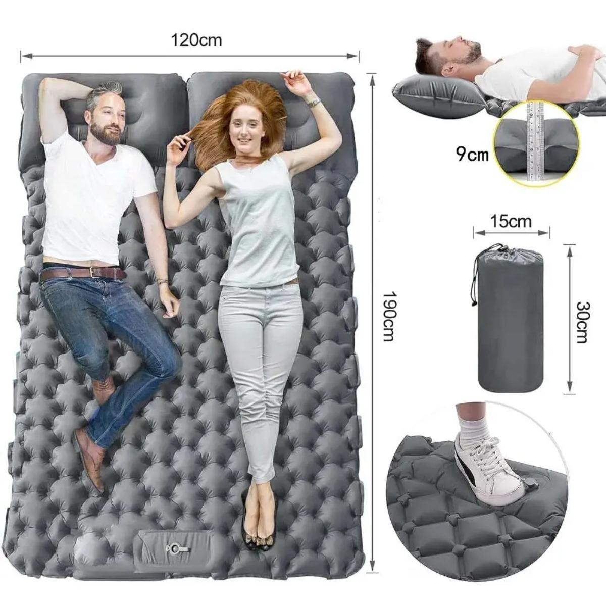 Single & Double Inflatable Air - Outdoor Rug Waterproof ulasan dan harga