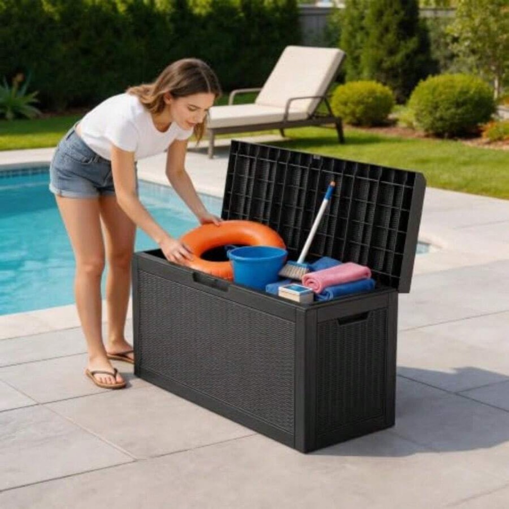Outdoor Storage Box Deck Box W - Outdoor Furniture For Patio ulasan dan harga