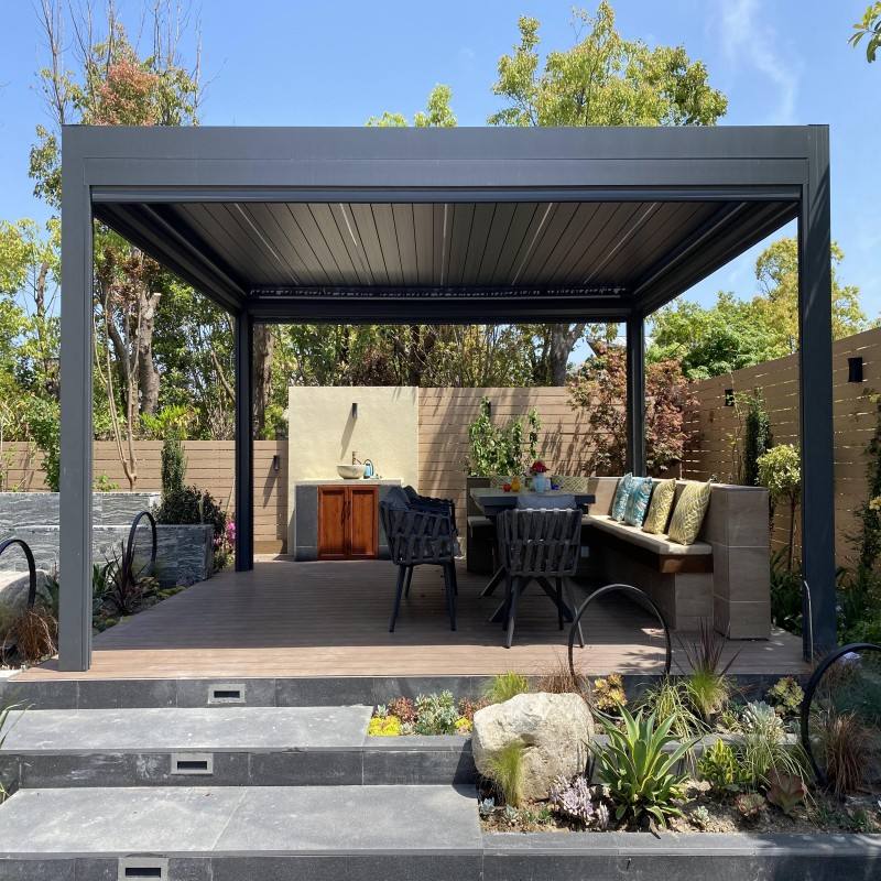 Various Sizes Aluminum Alloy R - Outdoor Furniture Gazebo ulasan dan harga