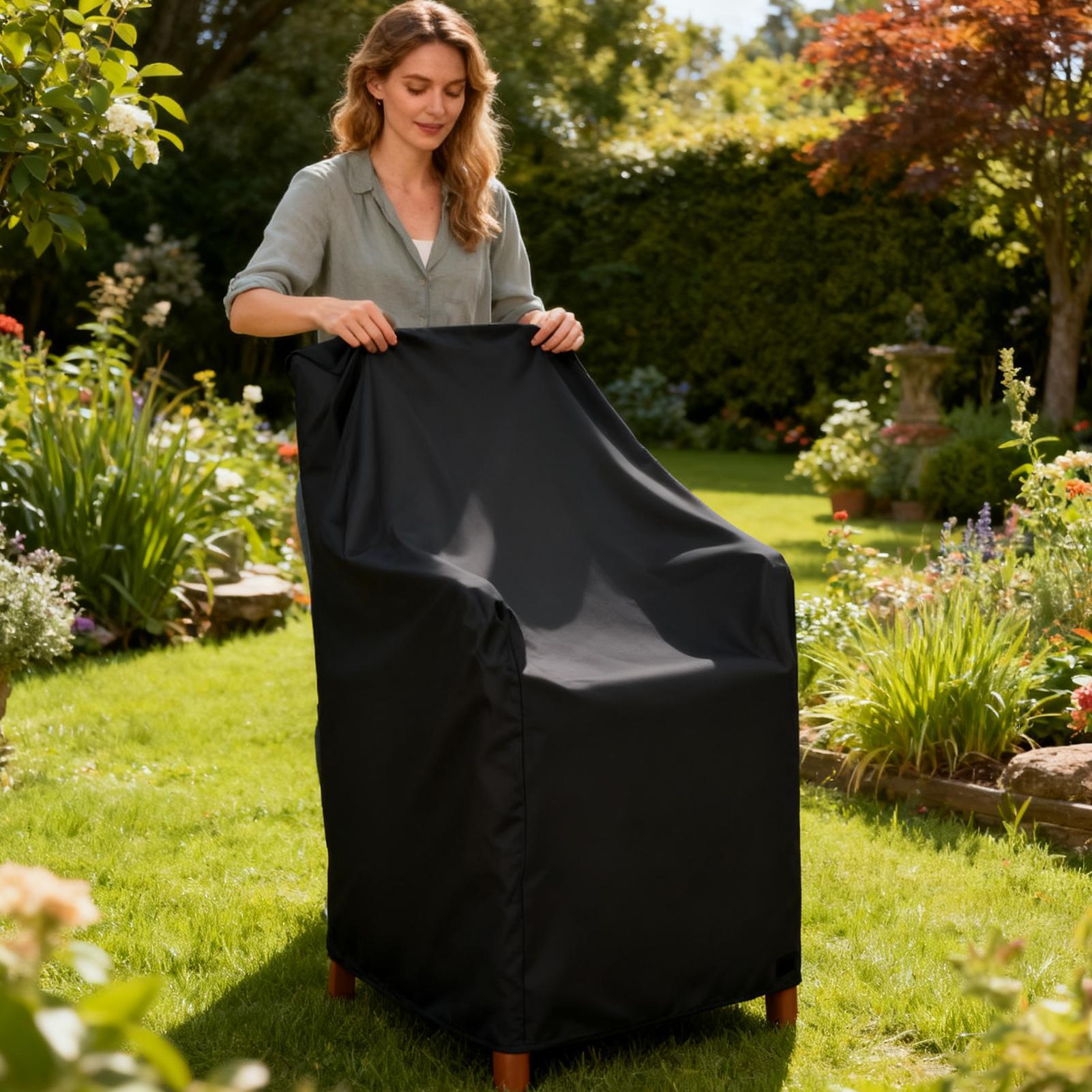 Garden Chair Cover Heavy Duty  - Outdoor Furniture Fabric Waterproof ulasan dan harga