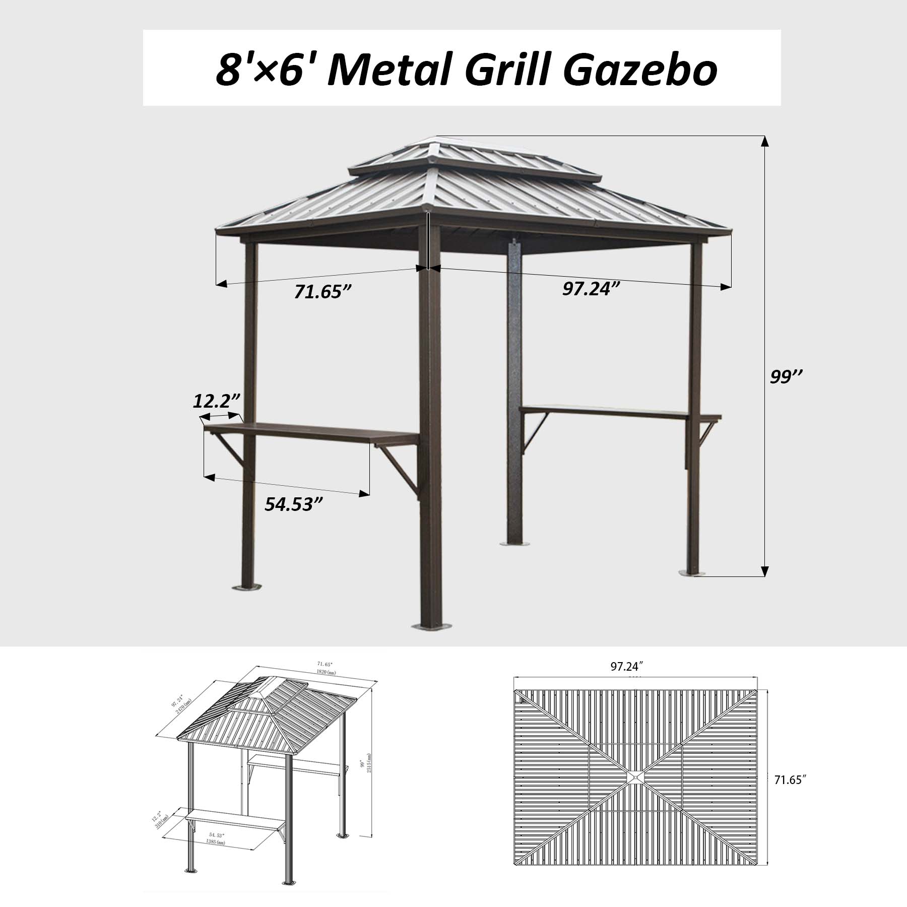 Outdoor Furniture Chinese Vint - Outdoor Furniture Gazebo ulasan dan harga