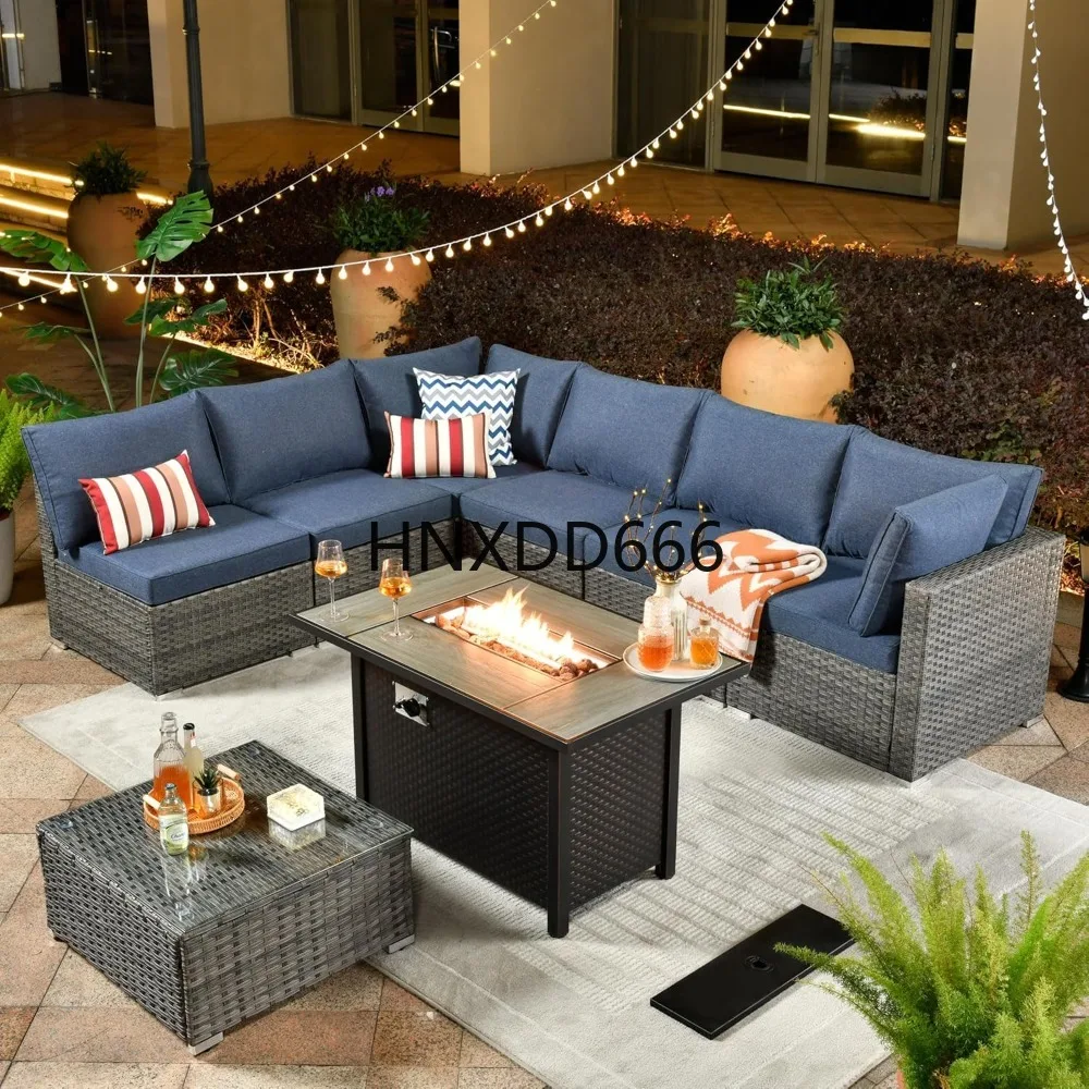 Outdoor 8 Piece Patio Furnitur - Outdoor Furniture Set With Fire Pit ulasan dan harga